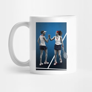 Serena & Venus Williams Tennis Artwork Mug